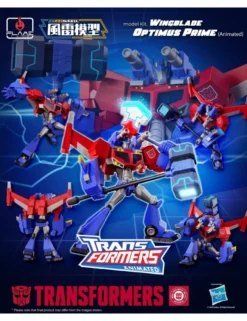 Flame Toys Model Kit Series Transformers Animated Optimus Prime Wingblade Version