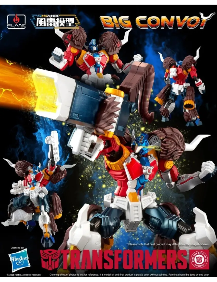 Flame Toys Model Kit Series Transformers Big Convoy