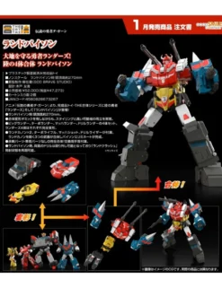 Good Smile Company The Gattai The Brave Fighter of Legend Da-Garn Land Bison
