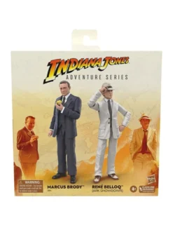 Hasbro Indiana Jones Adventure Series Indiana Jones Raiders of the Lost Ark Marcus Brody & René Belloq Ark Showdown