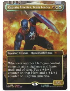 Hasbro Marvel Legends Captain America with Exclusive Magic: The Gathering Card