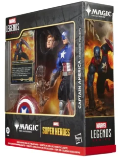 Hasbro Marvel Legends Captain America with Exclusive Magic: The Gathering Card