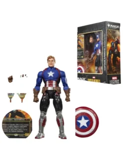 Hasbro Marvel Legends Captain America with Exclusive Magic: The Gathering Card