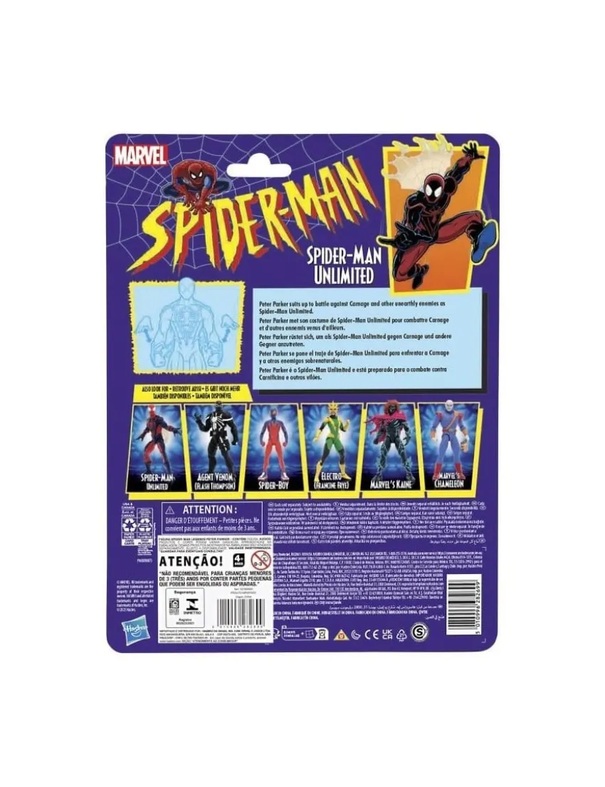 Hasbro Marvel Legends Retro Collection Spider-Man Unlimited