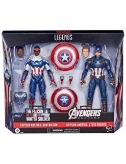 Hasbro Marvel Legends The Falcon and the Winter Soldier & Avengers Endgame Captain America Two Pack