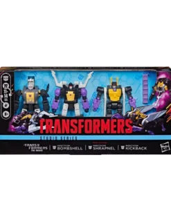 Hasbro Transformers The Movie Studio Series Bombshell, Shrapnell & Kickback MTMTE Collection