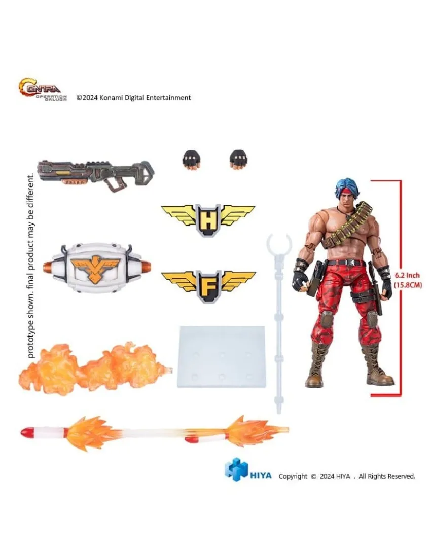 Hiya Toys Exquisite Basic Series Contra Operation Galuga Lance Bean