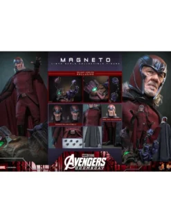 Hot Toys Movie Masterpiece Avengers: Doomsday Magneto 1/6 Scale Collectible Figure Deluxe Version