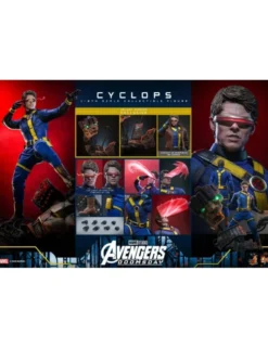 Hot Toys Movie Masterpiece Avengers: Doomsday Cyclops 1/6 Scale Collectible Figure Deluxe Version