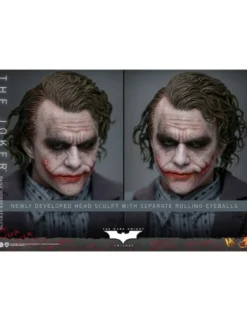 Hot Toys Movie Masterpiece Batman The Dark Knight The Joker Bank Robber Version 1/6 Scale Collectible Figure