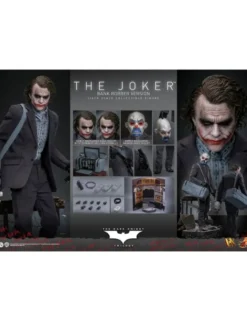 Hot Toys Movie Masterpiece Batman The Dark Knight The Joker Bank Robber Version 1/6 Scale Collectible Figure