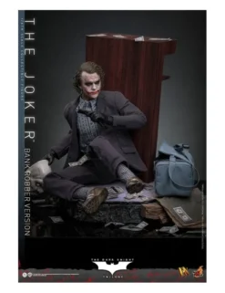 Hot Toys Movie Masterpiece Batman The Dark Knight The Joker Bank Robber Version 1/6 Scale Collectible Figure