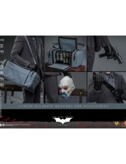Hot Toys Movie Masterpiece Batman The Dark Knight The Joker Bank Robber Version 1/6 Scale Collectible Figure