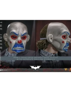 Hot Toys Movie Masterpiece Batman The Dark Knight The Joker Bank Robber Version 1/6 Scale Collectible Figure
