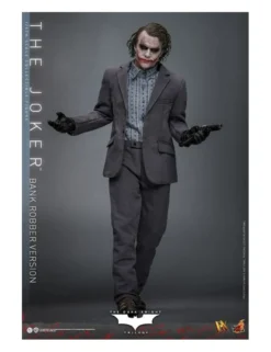 Hot Toys Movie Masterpiece Batman The Dark Knight The Joker Bank Robber Version 1/6 Scale Collectible Figure