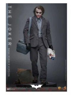 Hot Toys Movie Masterpiece Batman The Dark Knight The Joker Bank Robber Version 1/6 Scale Collectible Figure