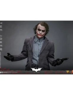 Hot Toys Movie Masterpiece Batman The Dark Knight The Joker Bank Robber Version 1/6 Scale Collectible Figure