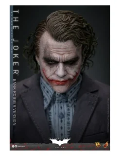 Hot Toys Movie Masterpiece Batman The Dark Knight The Joker Bank Robber Version 1/6 Scale Collectible Figure
