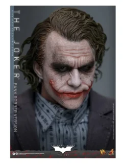 Hot Toys Movie Masterpiece Batman The Dark Knight The Joker Bank Robber Version 1/6 Scale Collectible Figure