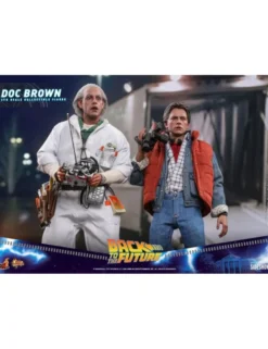 Hot Toys Movie Masterpiece Back To The Future Doc Brown 1/6 Scale Collectible Figure