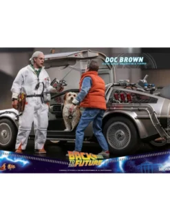 Hot Toys Movie Masterpiece Back To The Future Doc Brown 1/6 Scale Collectible Figure