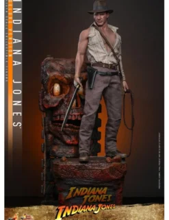 Hot Toys Movie Masterpiece Indiana Jones and the Temple of Doom Indiana Jones 1/6 Scale Collectible Figure Deluxe Version