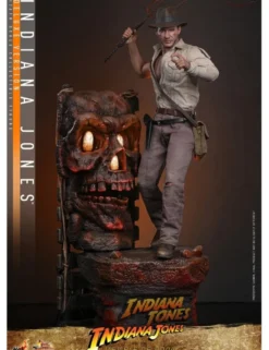 Hot Toys Movie Masterpiece Indiana Jones and the Temple of Doom Indiana Jones 1/6 Scale Collectible Figure Deluxe Version