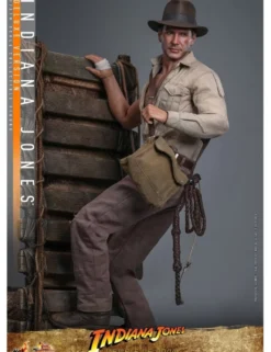 Hot Toys Movie Masterpiece Indiana Jones and the Temple of Doom Indiana Jones 1/6 Scale Collectible Figure Deluxe Version