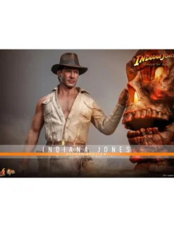 Hot Toys Movie Masterpiece Indiana Jones and the Temple of Doom Indiana Jones 1/6 Scale Collectible Figure Deluxe Version
