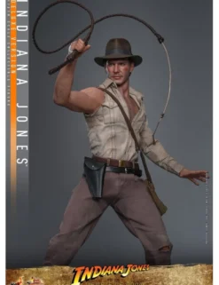 Hot Toys Movie Masterpiece Indiana Jones and the Temple of Doom Indiana Jones 1/6 Scale Collectible Figure Deluxe Version