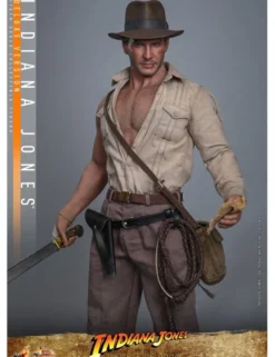 Hot Toys Movie Masterpiece Indiana Jones and the Temple of Doom Indiana Jones 1/6 Scale Collectible Figure Deluxe Version