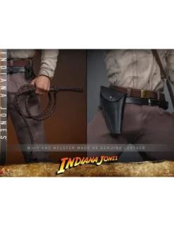 Hot Toys Movie Masterpiece Indiana Jones and the Temple of Doom Indiana Jones 1/6 Scale Collectible Figure Deluxe Version