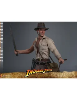 Hot Toys Movie Masterpiece Indiana Jones and the Temple of Doom Indiana Jones 1/6 Scale Collectible Figure Deluxe Version