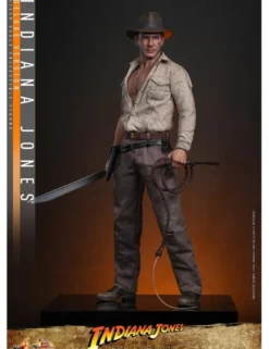 Hot Toys Movie Masterpiece Indiana Jones and the Temple of Doom Indiana Jones 1/6 Scale Collectible Figure Deluxe Version