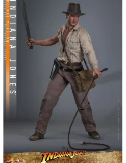 Hot Toys Movie Masterpiece Indiana Jones and the Temple of Doom Indiana Jones 1/6 Scale Collectible Figure Deluxe Version