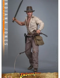 Hot Toys Movie Masterpiece Indiana Jones and the Temple of Doom Indiana Jones 1/6 Scale Collectible Figure Deluxe Version