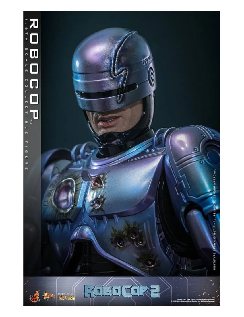 Hot Toys Movie Masterpiece Robocop 2 Robocop 1/6 Scale Collectible Figure