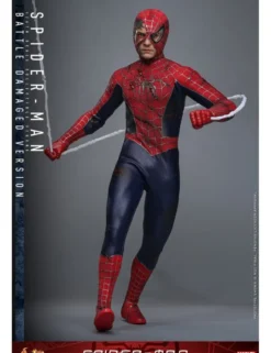 Hot Toys Movie Masterpiece Spider-Man Spider-Man Battle Damaged Version 1/6 Scale Collectible Figure