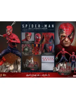 Hot Toys Movie Masterpiece Spider-Man Spider-Man Battle Damaged Version 1/6 Scale Collectible Figure