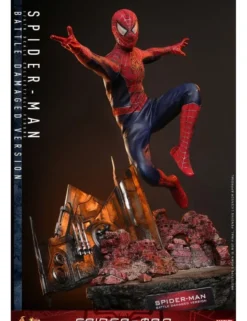 Hot Toys Movie Masterpiece Spider-Man Spider-Man Battle Damaged Version 1/6 Scale Collectible Figure
