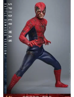 Hot Toys Movie Masterpiece Spider-Man Spider-Man Battle Damaged Version 1/6 Scale Collectible Figure