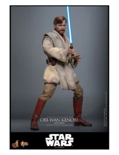 Hot Toys Movie Masterpiece Star Wars Revenge of the Sith Obi-Wan Kenobi Mustafar 1/6 Scale Collectible Figure