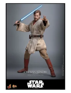 Hot Toys Movie Masterpiece Star Wars Revenge of the Sith Obi-Wan Kenobi Mustafar 1/6 Scale Collectible Figure