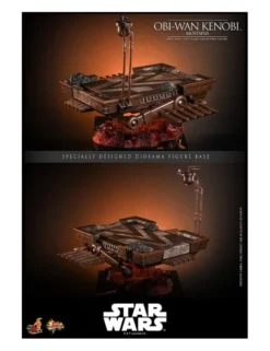 Hot Toys Movie Masterpiece Star Wars Revenge of the Sith Obi-Wan Kenobi Mustafar 1/6 Scale Collectible Figure