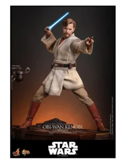 Hot Toys Movie Masterpiece Star Wars Revenge of the Sith Obi-Wan Kenobi Mustafar 1/6 Scale Collectible Figure