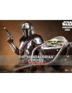 Hot Toys Movie Masterpiece Star Wars The Mandalorian and Grogu 1/6 Scale Collectible Figure Deluxe Version