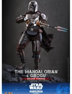 Hot Toys Movie Masterpiece Star Wars The Mandalorian and Grogu 1/6 Scale Collectible Figure Deluxe Version
