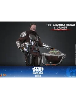 Hot Toys Movie Masterpiece Star Wars The Mandalorian and Grogu 1/6 Scale Collectible Figure Deluxe Version