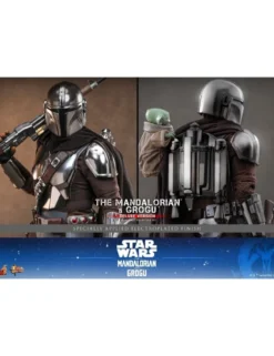 Hot Toys Movie Masterpiece Star Wars The Mandalorian and Grogu 1/6 Scale Collectible Figure Deluxe Version