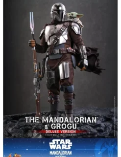 Hot Toys Movie Masterpiece Star Wars The Mandalorian and Grogu 1/6 Scale Collectible Figure Deluxe Version